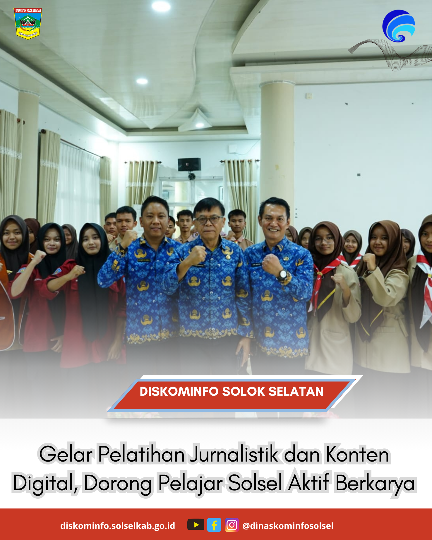 Gelar Pelatihan Jurnalistik dan Konten Digital, Dorong Pelajar Solsel Aktif Berkarya