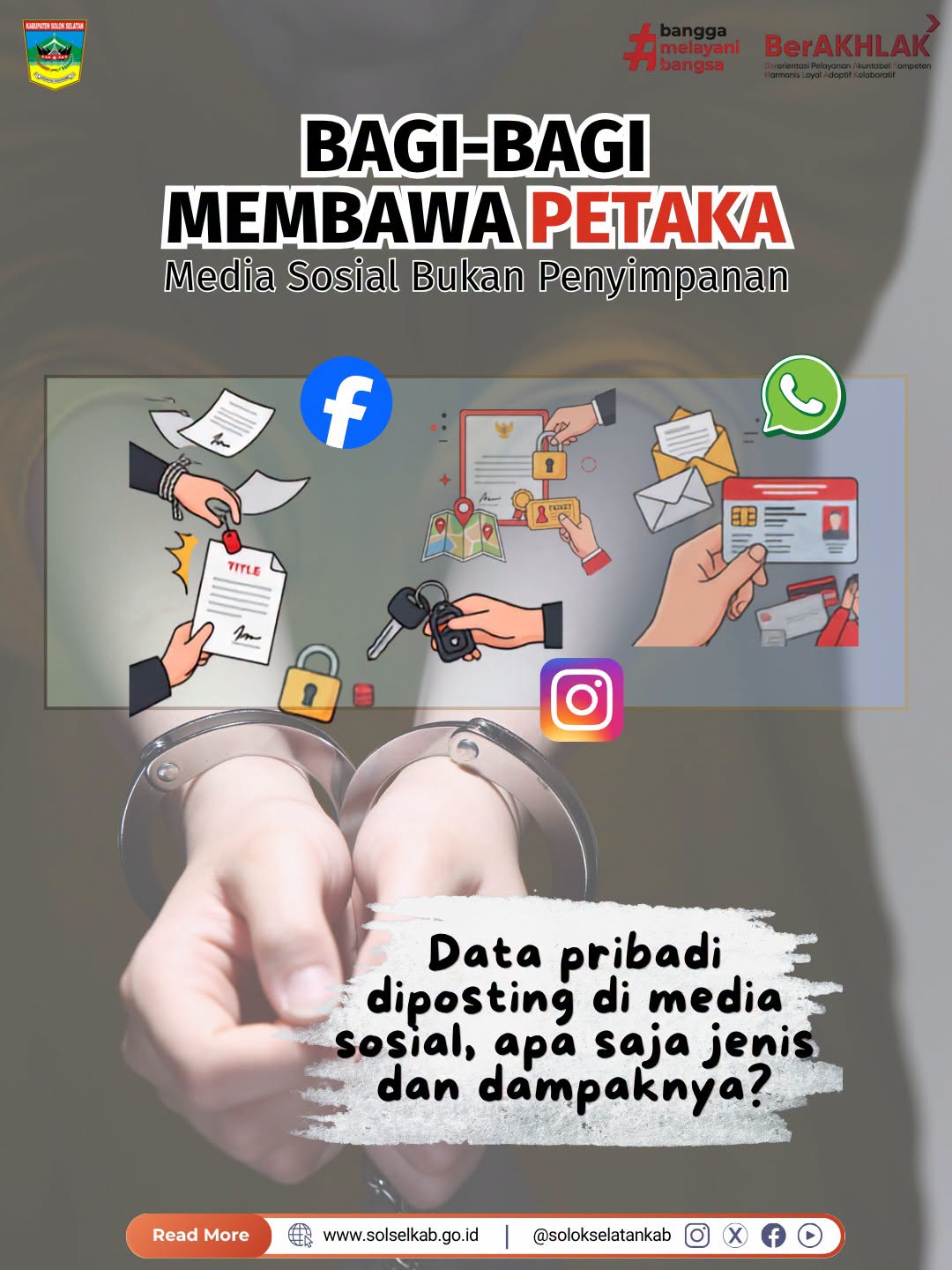 Bagi-bagi Membawa Petaka, Media Sosial Bukan Penyimpanan