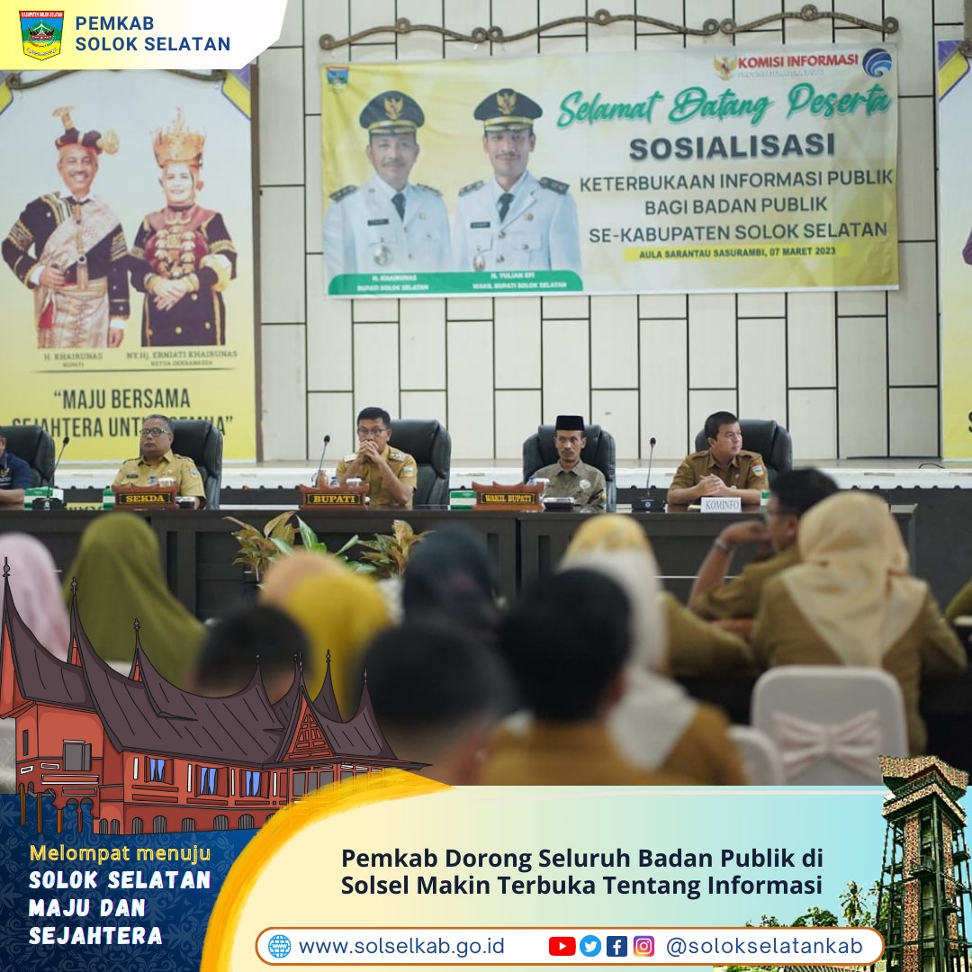 Pemkab Dorong Seluruh Badan Publik di Solsel Makin Terbuka Tentang Informasi