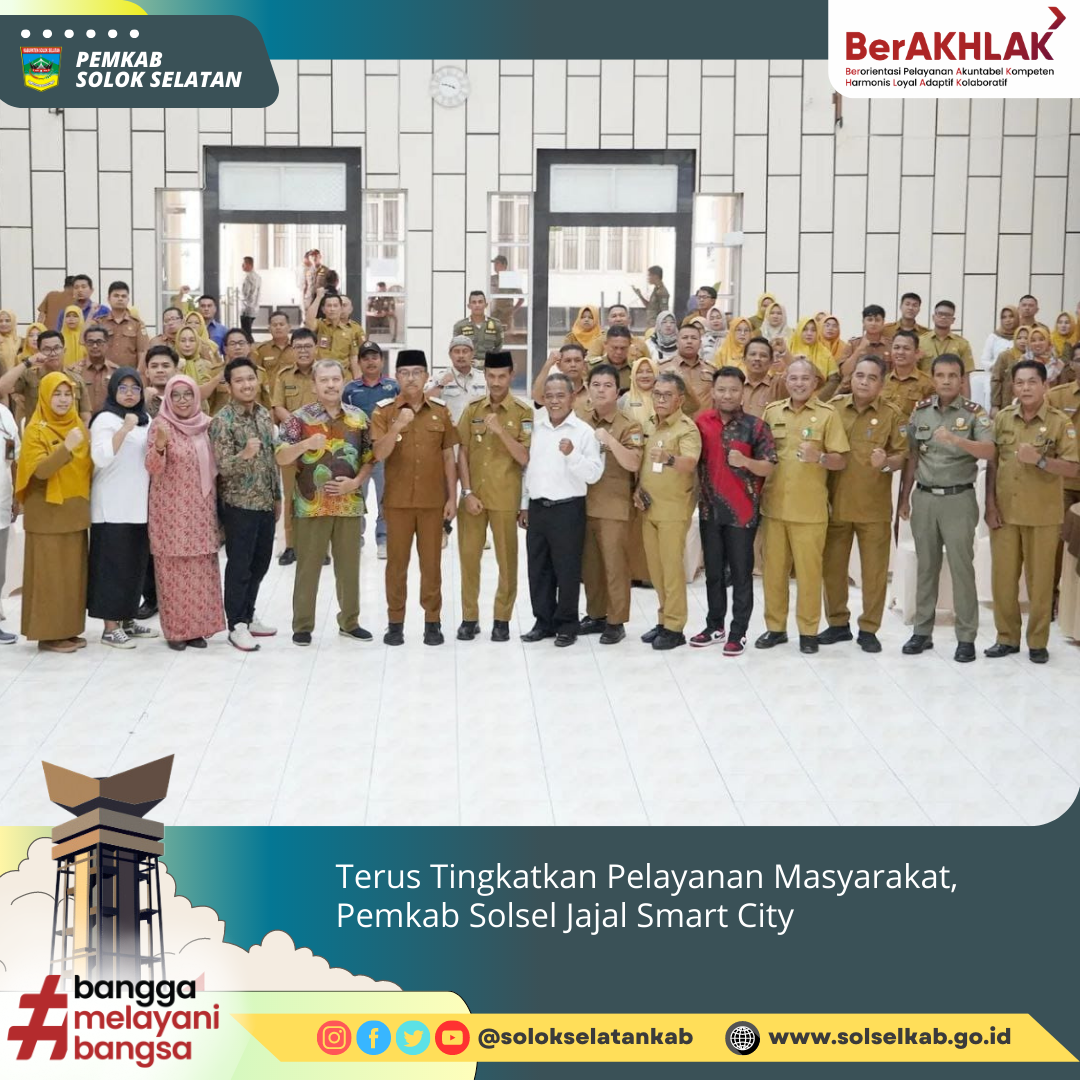 Terus Tingkatkan Pelayanan Masyarakat, Pemkab Solsel Jajal Smart City
