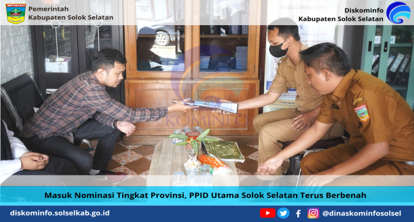 Masuk Nominasi Tingkat Provinsi, PPID Utama Solok Selatan Terus Berbenah