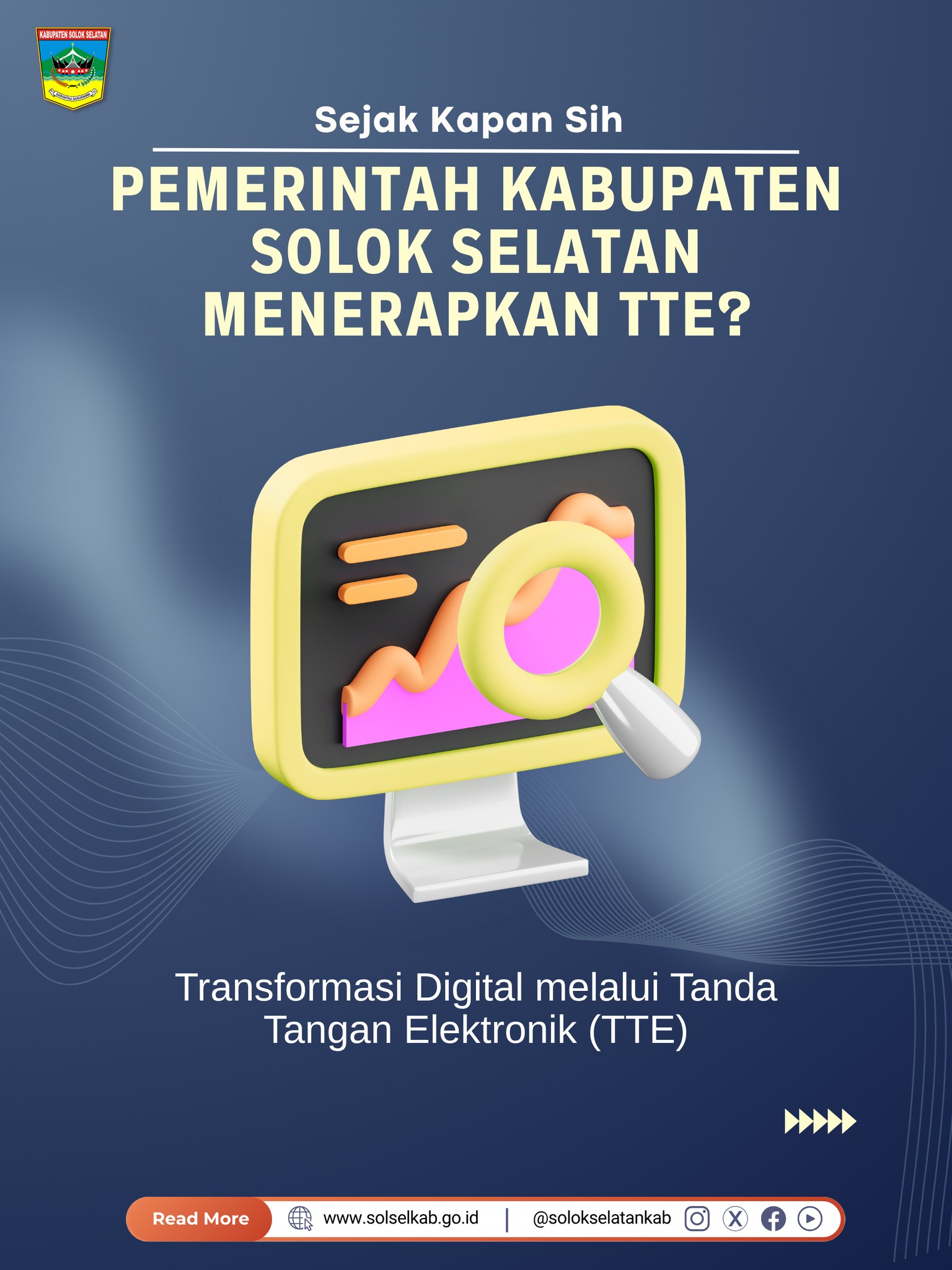 Pemerintah Solok Selatan Menerapkan TTE?