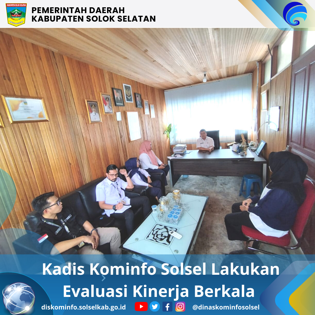 Kadis Kominfo Solsel Lakukan Evaluasi Kinerja Berkala Kadis Kominfo Solsel Lakukan Evaluasi Kinerja Berkala 