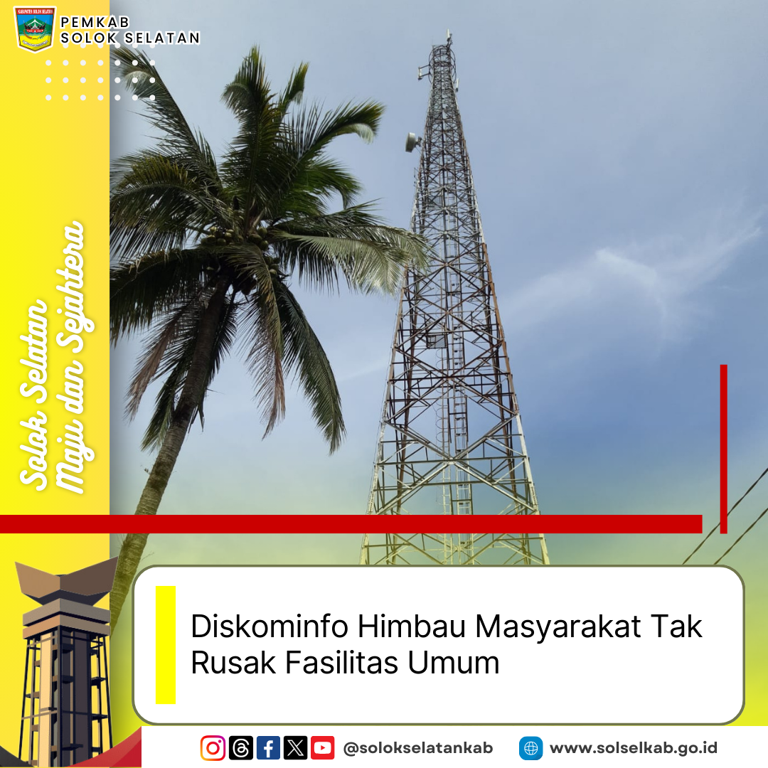 Diskominfo Himbau Masyarakat Tak Rusak Fasilitas Umum