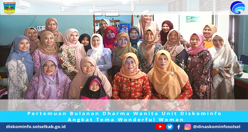 Pertemuan Bulanan Dharma Wanita Unit Diskominfo Angkat Tema Wonderful Woman