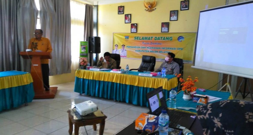 Pemkab Solok Selatan Gelar Sosialisasi Persandian dan Keamanan Informasi