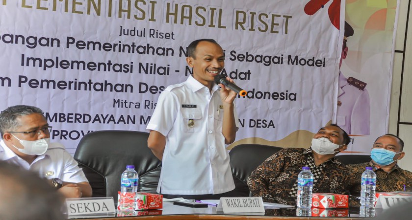Wabup Solok Selatan Ir. H. Yulian, Efi, MM : Hasil Riset hendaknya bermanfaat untuk Solok Selatan.