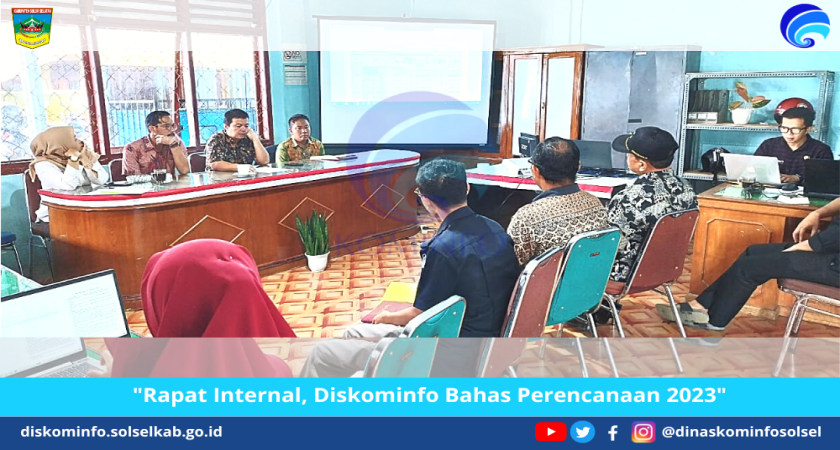 Rapat Internal, Diskominfo Bahas Perencanaan 2023