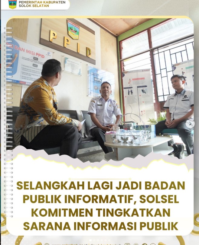 Selangkah Lagi Jadi Badan Publik Informatif, Solsel Komitmen Tingkatkan Sarana Informasi Publik
