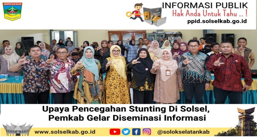 Upaya Pencegahan Stunting Di Solsel, Pemkab Gelar Diseminasi Informasi