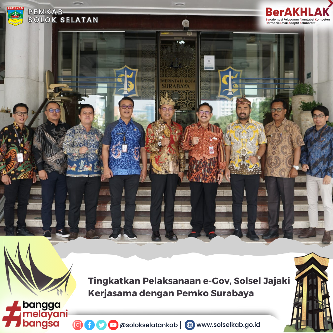 Tingkatkan Pelaksanaan e-Gov, Solsel Jajaki Kerjasama dengan Pemko Surabaya