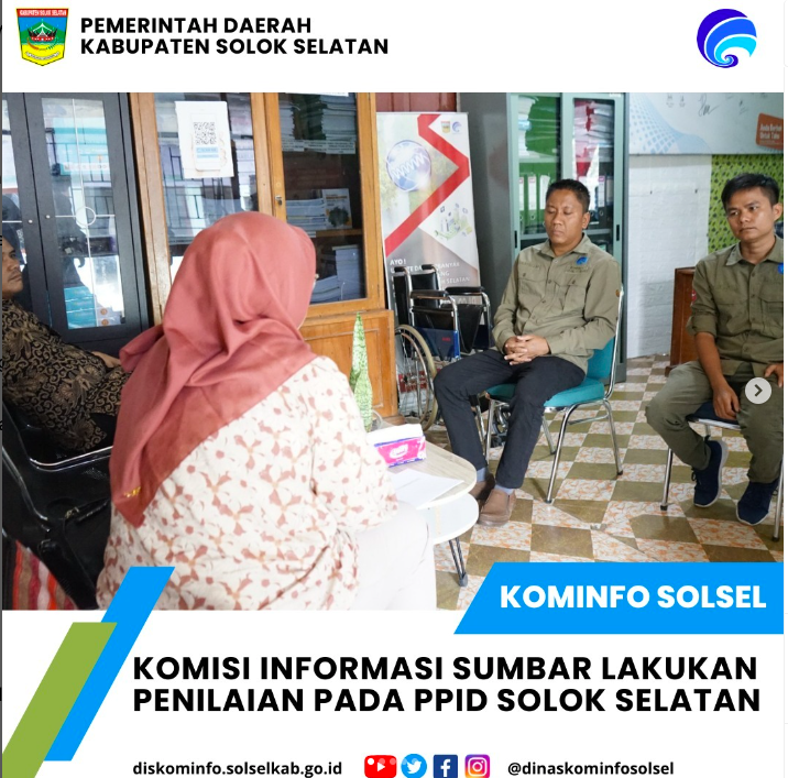 Komisi Informasi Sumbar Lakukan Penilaian Pada PPID Solok Selatan