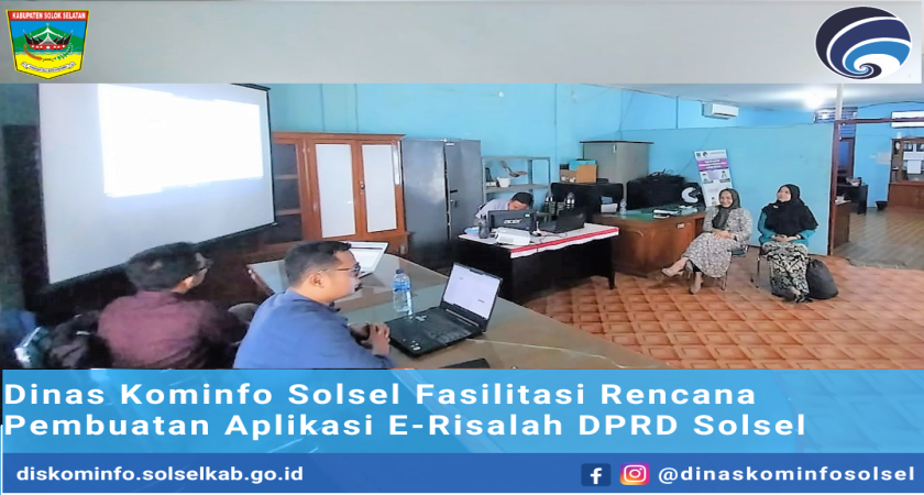 Dinas Kominfo Solsel Fasilitasi Rencana Pembuatan Aplikasi E-Risalah DPRD Solsel
