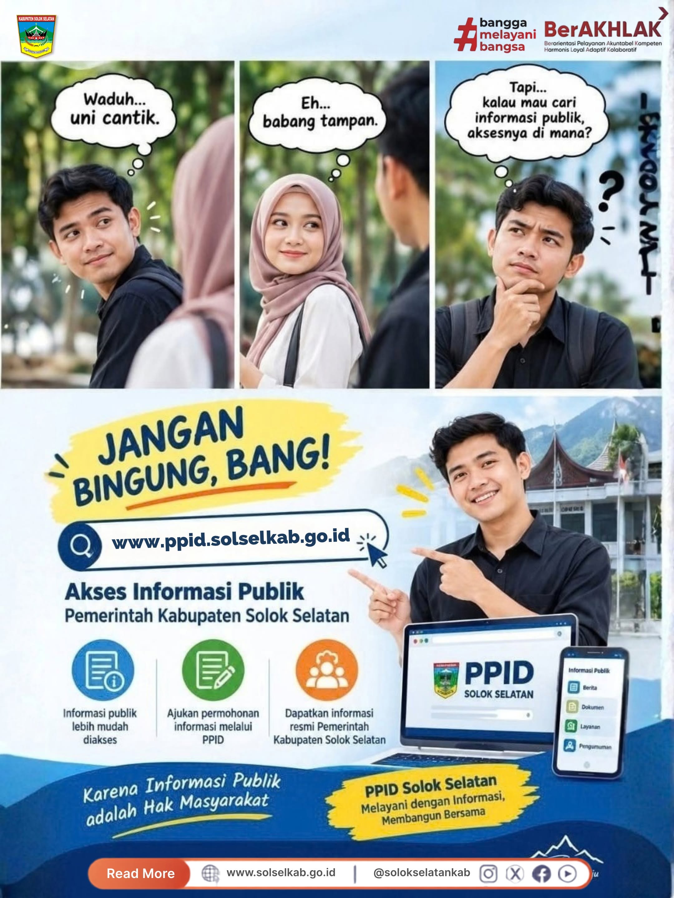 Kunjungi PPID Solok Selatan Untuk Informasi Publik
