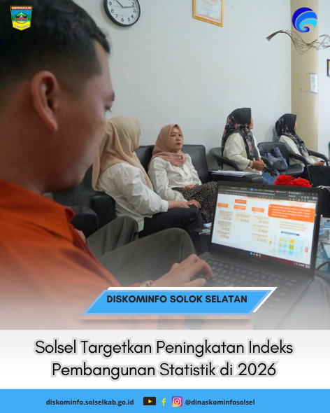 Solsel Targetkan Peningkatan Indeks Pembangunan Statistik di 2026