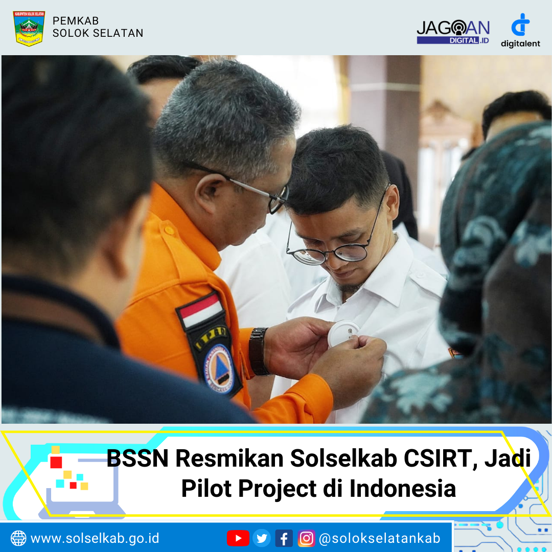 BSSN Resmikan Solselkab CSIRT, Jadi Pilot Project di Indonesia