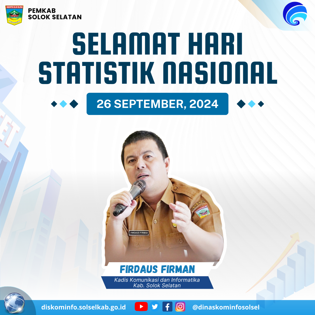 Selamat Hari Statistik Nasional "Statistik Berkualitas untuk Indonesia Emas"