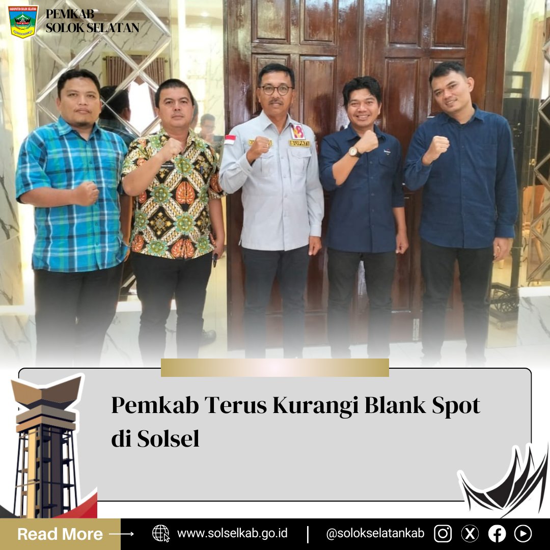 Pemkab Terus Kurangi Blank Spot di Solsel