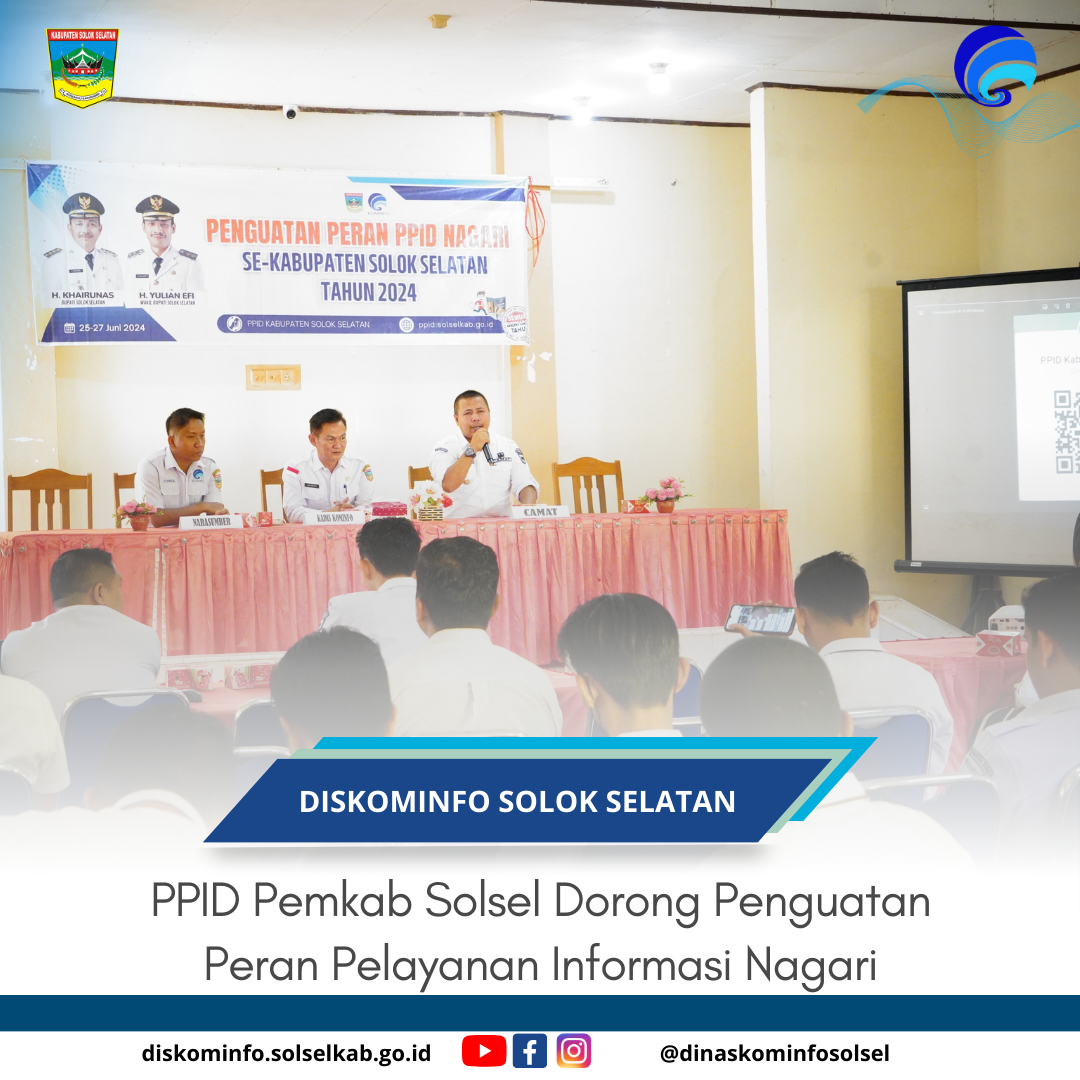 PPID Pemkab Solsel Dorong Penguatan Peran Pelayanan Informasi Nagari