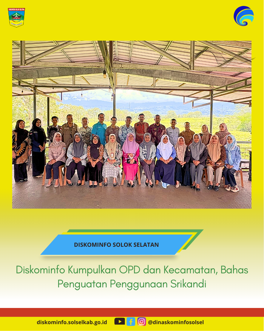 Diskominfo Kumpulkan OPD dan Kecamatan, Bahas Penguatan Penggunaan Srikandi