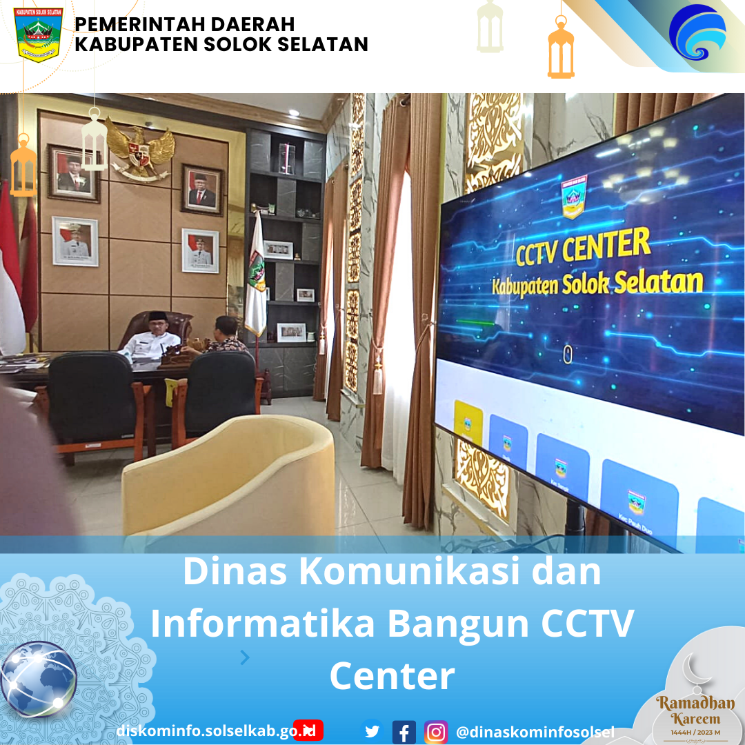 Dinas Komunikasi dan Informatika Bangun CCTV Center