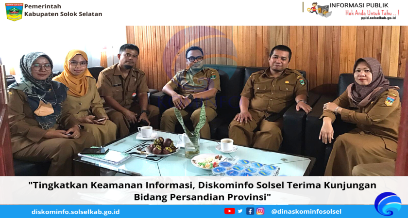 Tingkatkan Keamanan Informasi, Diskominfo Solsel Terima Kunjungan ...