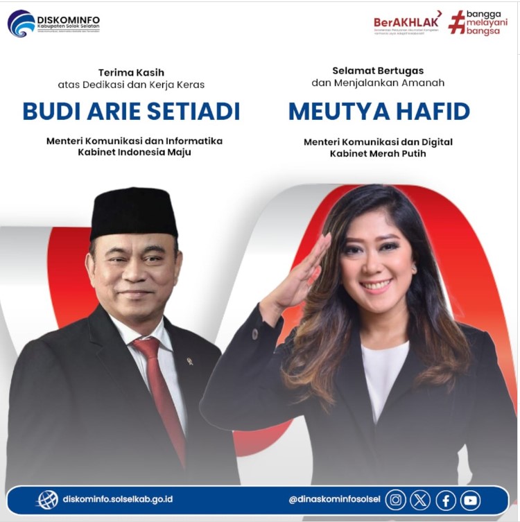 Selamat Bertugas dan Menjalankan Amanah Untuk Menteri Komunikasi dan Digital Kabinet Merah Putih Ibu Meutya Hafid