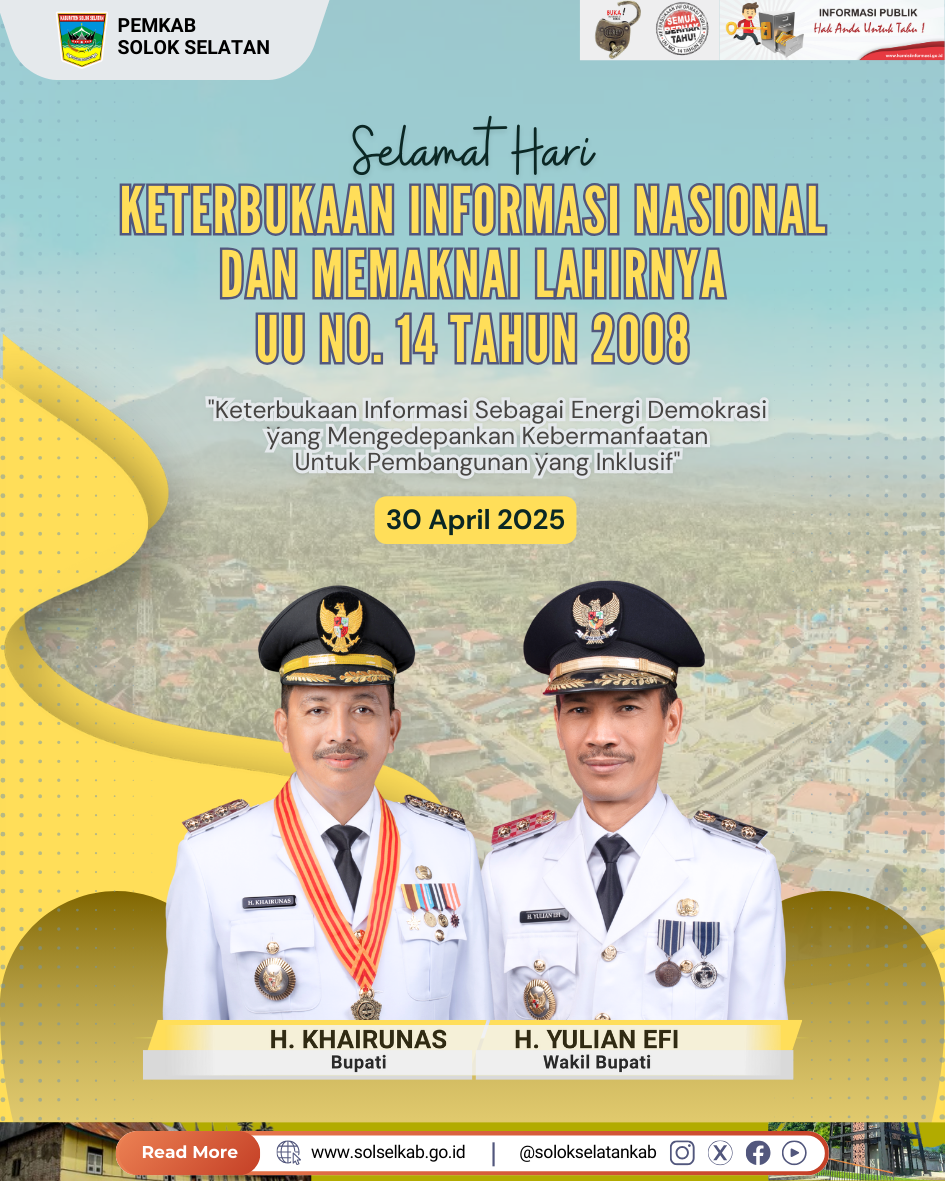 Selamat Hari Keterbukaan Informasi Publik Tahun 2025