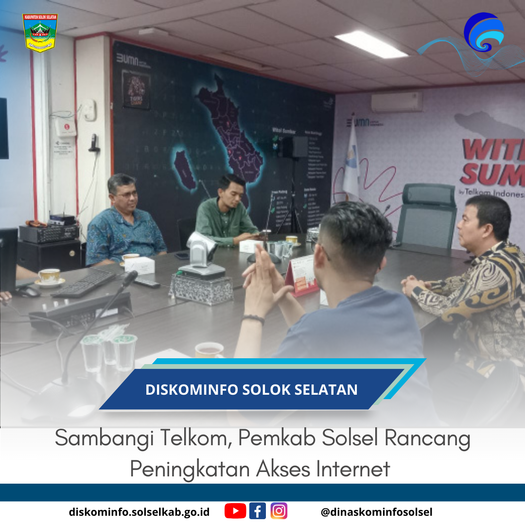 Sambangi Telkom, Pemkab Solsel Rancang Peningkatan Akses Internet