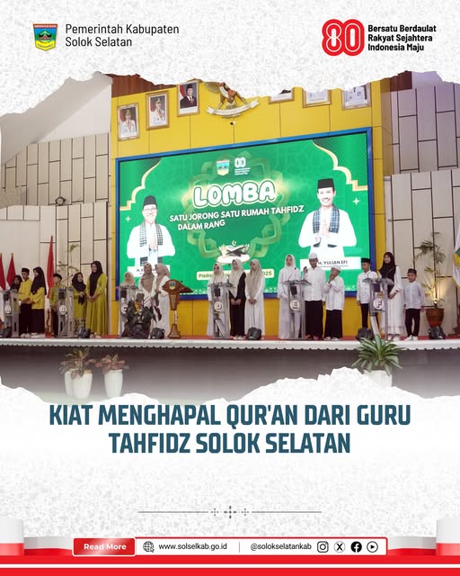 Kiat Menghapal Qur'an dari Guru Tahfidz Solok Selatan