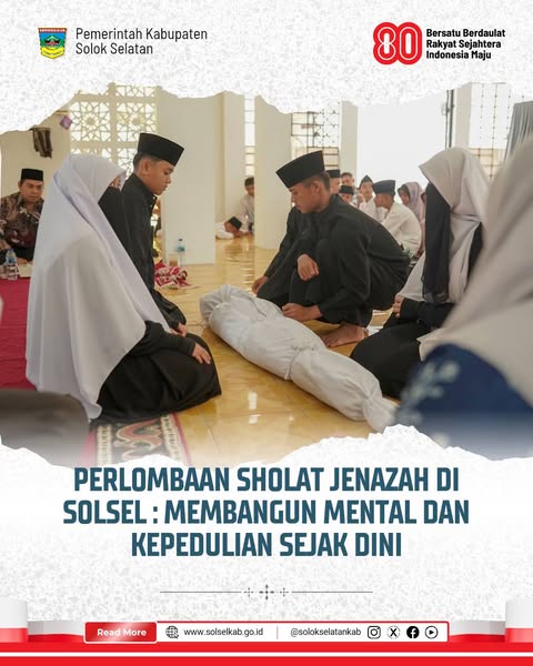 Perlombaan Sholat Jenazah di Solsel : Membangun Mental dan Kepedulian Sejak Dini