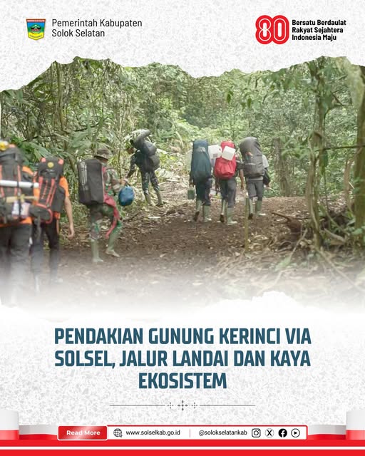Pendakian Gunung Kerinci via Solsel, Jalur Landai dan Kaya Ekosistem