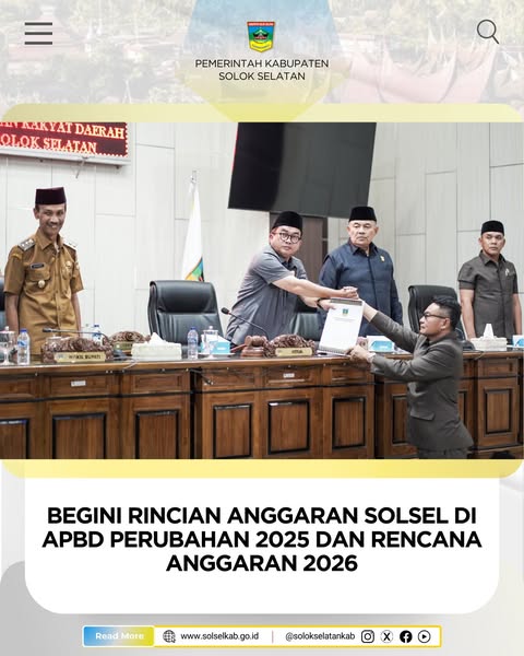 Begini Rincian Anggaran Solsel di APBD Perubahan 2025 dan Rencana Anggaran 2026