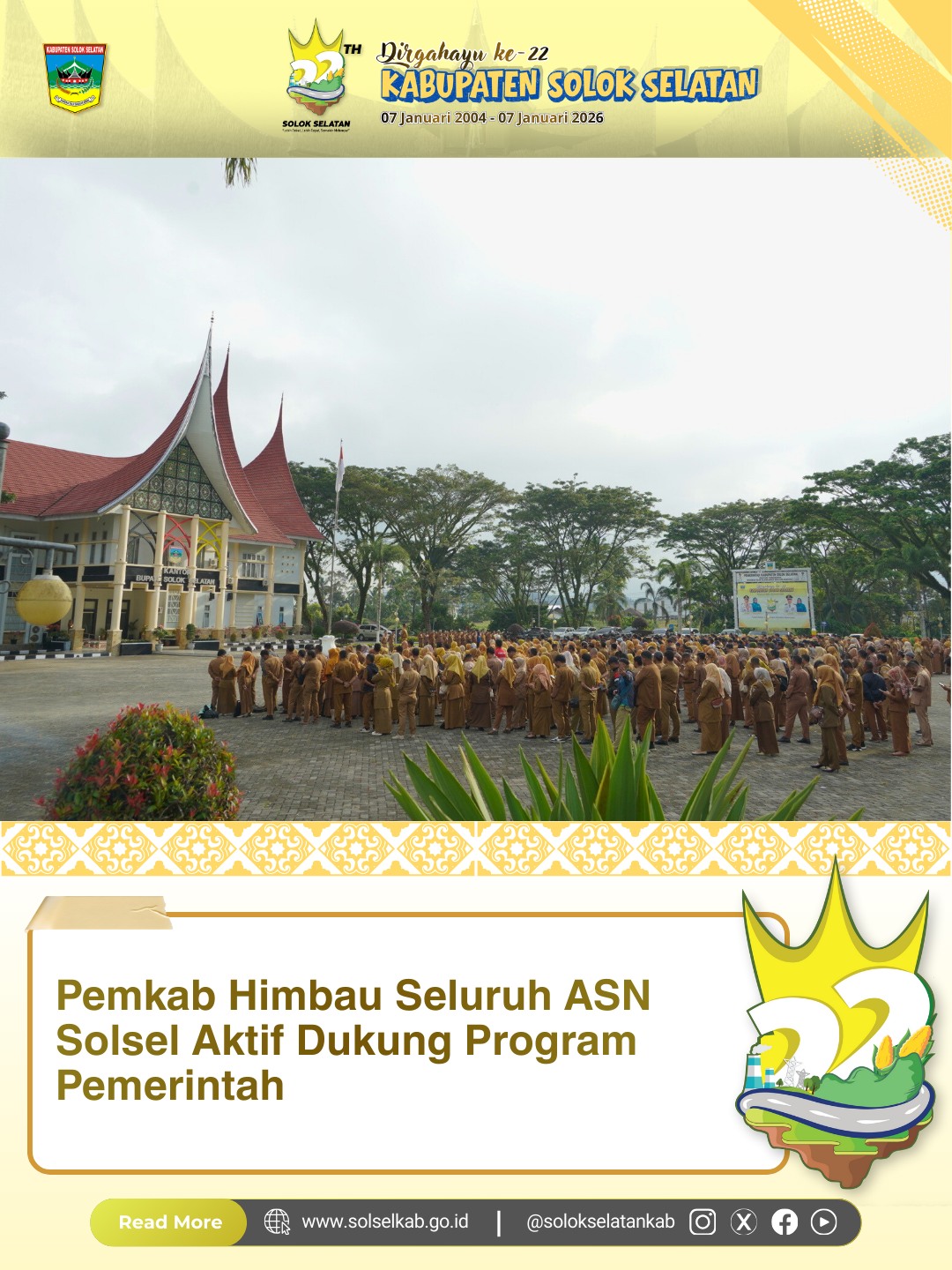 Pemkab Himbau Seluruh ASN Solsel Aktif Dukung Program Pemerintah